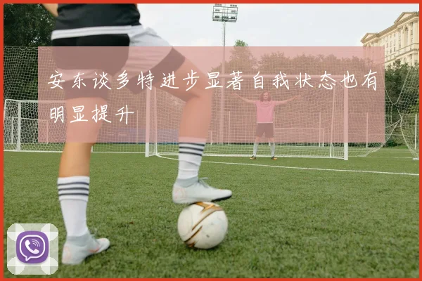 安东谈多特进步显著自我状态也有明显提升